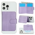 thumbnail image 7 of Allytechgroup Detachable Cards Holder Case for iPhone XS Max, RFID Blocking 2 In 1 Wallet PU Leather Case with Stand Compatible with Magsafe Shockproof Cover for iPhone XS Max, Purple, 7 of 7