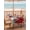 Red Green White, variant on Outdoor Tablecloth with Umbrella Hole and Zipper, Red Christmas Rectangle Table Cloth 52x70 Inch Waterproof Tablecloth, Xmas Snowman Truck Tree Balls Picnic Table Cover for Patio Camping