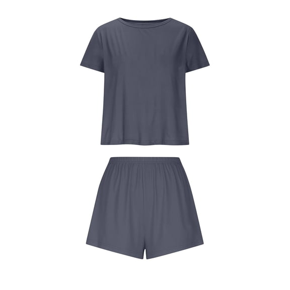 Wensltd Women's 2 Piece Athletic Style Pajama Set Comfortable Loungewear for Women All-Season Home Wear Soft Breathable Sleepwear