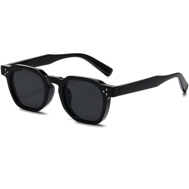 Lentes de Sol Retro Cuadrados con Montura Gruesa UV400 Unisex AIEYEZO