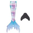 thumbnail image 1 of Colas De Sirena Para Nadar Para Niños Y Adultos Con Monoaleta - Azul Claro L Kuyhfg Sin marca, 1 of 3