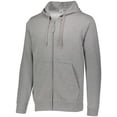 thumbnail image 3 of Augusta 2XL 60/40 Fleece Full Zip Hoodie Charcoal Heather 5418, 3 of 3