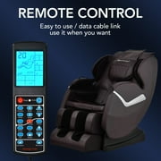 BestMassage Massage Chair,Electric Shiatsu Full Body Zero Gravity Massage Recliner Chair Built-in Heat,Brown