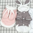 thumbnail image 4 of OFFIGAM Warm Pink Dog Hoodie Comfortable Windproof Clothes Ideal for Pet Cosplay, 4 of 8
