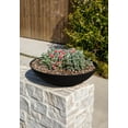 thumbnail image 5 of Veradek Mason Series Lane Bowl 24" Plastic-Stone Planter - Black, 5 of 9
