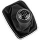 thumbnail image 3 of Pomo De Cambio De Marchas De Coche De 5 Velocidades con Cubierta Antipolvo De Cuero De PU Compatible con VW Golf Bora Jetta GTI MK4, Pomo De Cambio Manual Negro con Palanca De Cambios Manual, 3 of 5