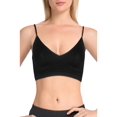 thumbnail image 1 of Yummie by Heather Thomson Womens Seamless Underwire Camisole Bra Black S/M, 1 of 1