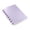 Purple, variant on Refillable Discbound Notebook, 8.26×6.29 Inch Notebook for Desk, Classroom Office