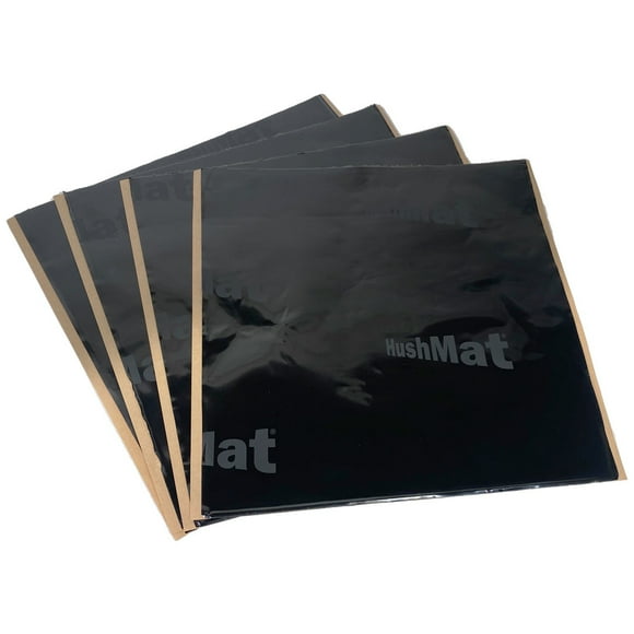 Hushmat 10150 Ultra Black Foil Starter Kit With Damping Pad 4 Piece
