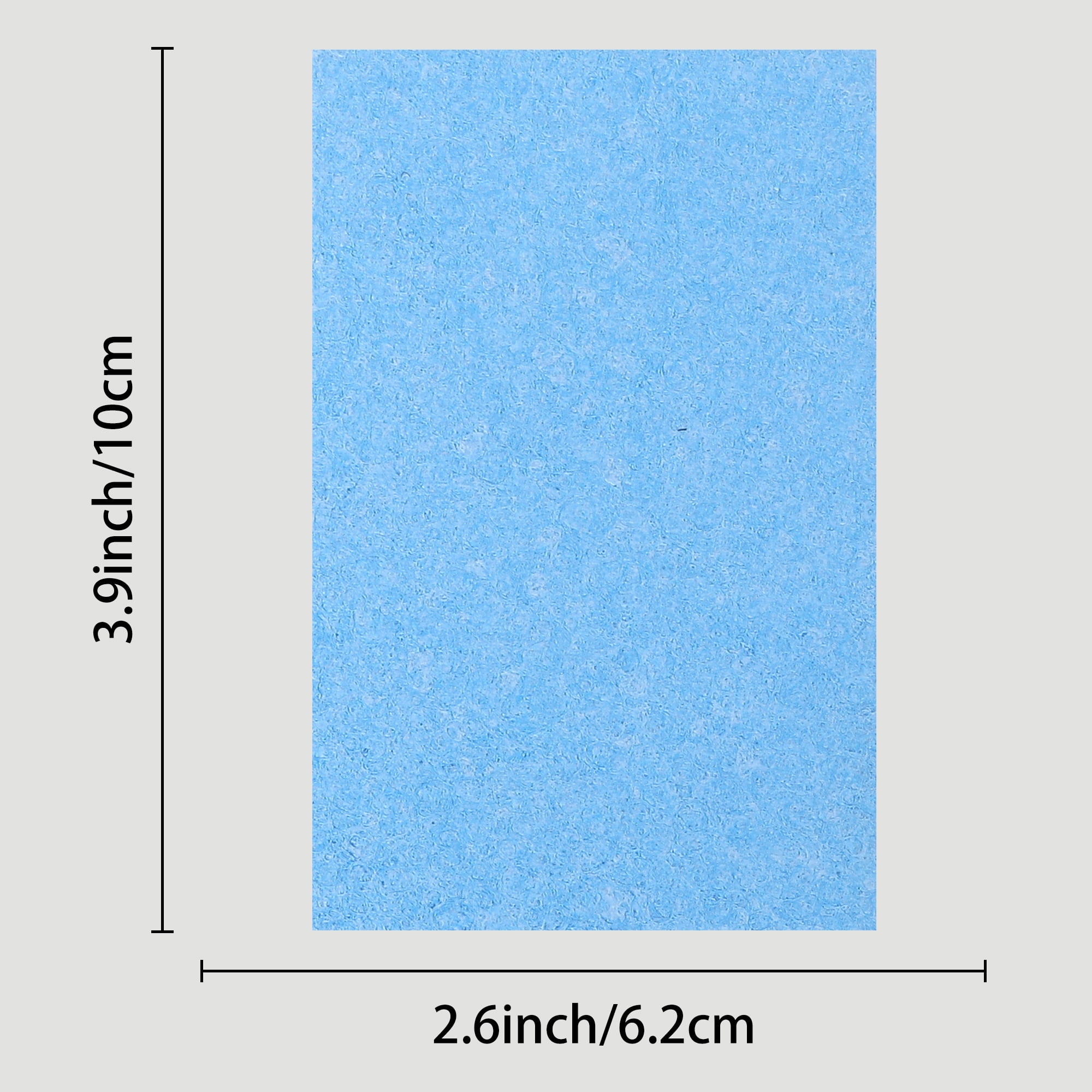 Unique Bargains 6 Pack Scrub Sponge Bulk Sponges Sponges Blue