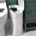 thumbnail image 4 of Dalazy Smart Trash Can Induction Bathroom Garbage Bin Electronic Intelligent Rubbish Waste Container Bedroom Living Room White, 4 of 6