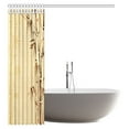 thumbnail image 3 of MYPOP Bamboo Decor Shower Curtain, Abstract Tree and Bamboo Pattern Design Bathroom Shower Curtain with Hooks, 60 X 72 Inches, 3 of 3