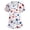 White #122, variant on KDDYLITQ United States 250th Anniversary Tshirt for Women Patriotic Usa Star Stripes Short Sleeve Tops Causal Usa Flag Freedom Tees 250 Years Birthday Basic V Neck T-Shirts Navy 4XL