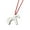 White, variant on Playful Horse Drop Necklace Copper Pendant Stylish Adjustable Cord Neck Jewelry