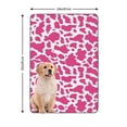 thumbnail image 3 of Leopard Print Reusable Potty Pads for Dogs, 24"x35" Washable Pee Pads with Non-Slip Backing, Ideal for Puppy Crate Training.(Texture/leopard /Geometry, 24" x35" ), 3 of 8
