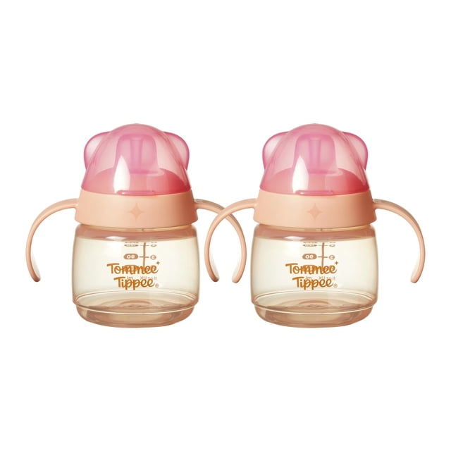 Sippy Cup Tommee Tippee Transition, 150 ml, 4 meses o más, color azul, paquete de 2