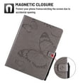 thumbnail image 2 of TECH CIRCLE for iPad Pro 11 Inch 4th/3rd/2nd/1st Generation Case,iPad Air 11-inch/5th/4th Generation Case,Embossed Butterfly Auto Sleep/Wake PU Leather Smart Stand Girls Cute Folio Pocket Cover,Gray, 2 of 6