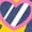 HEATHER NAVY, variant on Instant Message - Easy Peasy Lemon Squeezy - Youth Girls Fitted Short Sleeve T-Shirt