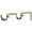 Antique Brass, variant on Urbanest Double Curtain Rod Bracket 1" and 3/4" Rod, Glossy White, Set of 2