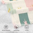 thumbnail image 5 of Yayeee 2 Pack Hand Towels for Bathroom 100% Cotton 16" x 28" Soft Absorbent Kitchen Towel, Beige Abstract, 5 of 7