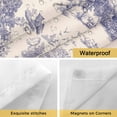 thumbnail image 4 of No Hook Tiger Leopard Shower Curtain with Snap in Liner Set, Farmhouse Retro Nature Forest Trees Animals Waterproof Bathroom Curtains with See Through Top Window, Hotel Style Small 36 x 72 Inch, 4 of 9