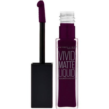 Maybelline Color Sensational Vivid Matte Liquid Lipstick, Possessed (Best Product To Stop Lipstick Bleeding)