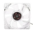 8cm USB Colorful Light Transparent Fan 5V CPU Fan For PC Compute Nhu12s