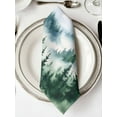 thumbnail image 2 of nqOlkjepod Ink Green Forest Cloth Napkins Set of 8 Reusable Dinner Napkins, Watercolor Modern Mountain Cocktail Napkin Washable Table Napkins for Wedding/Holiday Party/Baby Shower 20"x20", 2 of 8