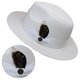 thumbnail image 2 of Bowknot Straw Hat for Male Female Fashion Bonnet Hat Handwoven Panama Hat with Belt Beach Vacation Picnics Sun Hat, 2 of 4