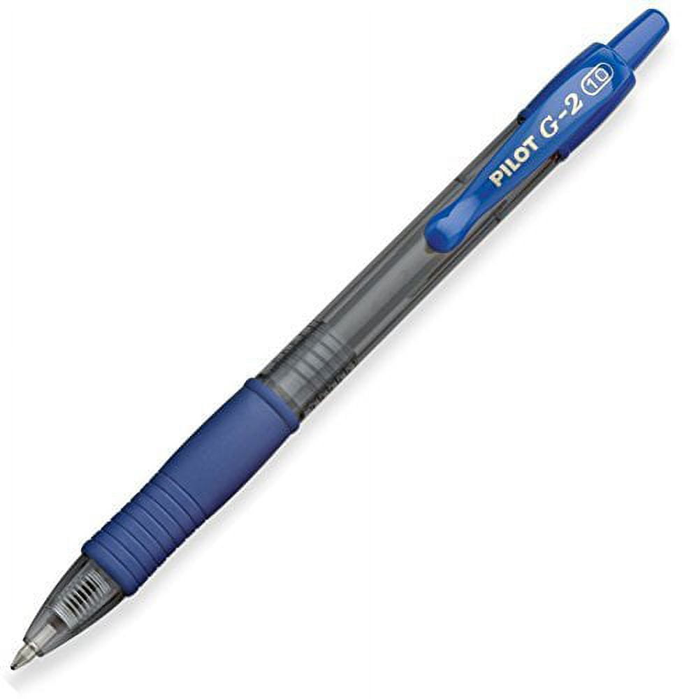 Pilot G2 Retractable Premium Gel Ink Roller Ball Bold, Blue 2 Pens & 24 Refills