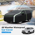 thumbnail image 2 of Car Cover for Toyota RAV4 1994-2026, All Weather Waterproof Car Covers with Door Zipper & Windproof Straps, Rain Hail Snow UV Rays Protection Full Exterior Cover RAV4 Accessories, 2 of 7