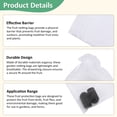 thumbnail image 4 of Uxcell 100 Pack Fruit Protection Bags - 6x8 Inch Fruit Netting Bags with Drawstring Apply to Plants(White), 4 of 7