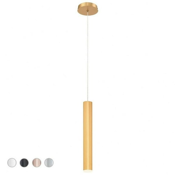 16 inch 4.3W 1 Led Pendant-Gold Finish Bailey Street Home 79-Bel-3366659