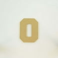 thumbnail image 3 of Package of 1, 10 Inch X 3/4" Thickness MDF Letter O in The Collegiate Font, Thick for Art & Craft Project, Made in USA, 3 of 4