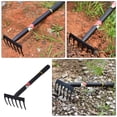 thumbnail image 2 of Miangastore Garden Rake Manganese Steel Raking Debris Tool 1Pack 16.5x5.5in, 2 of 7