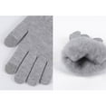 thumbnail image 4 of FYEGRE Children's Winter Hat Scarf Gloves Set Fashionable Outdoor Warm Three Piece Accessory Kit for Cold Weather Red One Size, 4 of 7
