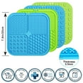 thumbnail image 2 of ckepdyeh Lick Mat for Dogs, Food-Grade Silicone Dog Lick Mat As Slow Feeder, Dog Licking Mat with Suction Cups Green, 2 of 6