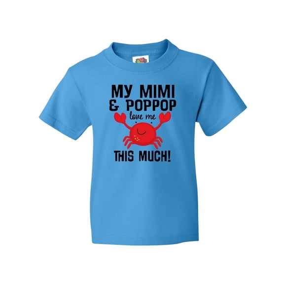Inktastic Mimi and PopPop Love Me Youth T-Shirt