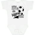 thumbnail image 3 of Inktastic Little Sister and Biggest Fan Soccer Player Girls Baby Bodysuit, 3 of 5