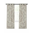 thumbnail image 7 of Beige Boho Blackout Curtains for Bedroom, Middle Century Ethnic Vintage Abstract Thermal Insulated Kitchen Drapes with Grommets, Light Blocking Window Treatment, 2 Panels 42" x 45", 7 of 7