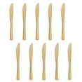 thumbnail image 3 of Suministros de decoración de vajilla desechable, juego de cubiertos premium resistentes, utensilios para restaurantes, fiestas y festivales. 10x cubiertos de oro, 3 of 9