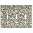 thumbnail image 2 of Metal Light Switch Plate Outlet Cover (ACU Camo - Triple Toggle), 2 of 2