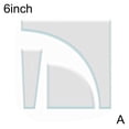 thumbnail image 1 of BUYISI High Quality Cutting Quilting Cutting Template Ruler 6/8/10 Inches Acrylic 6Inch, 1 of 5