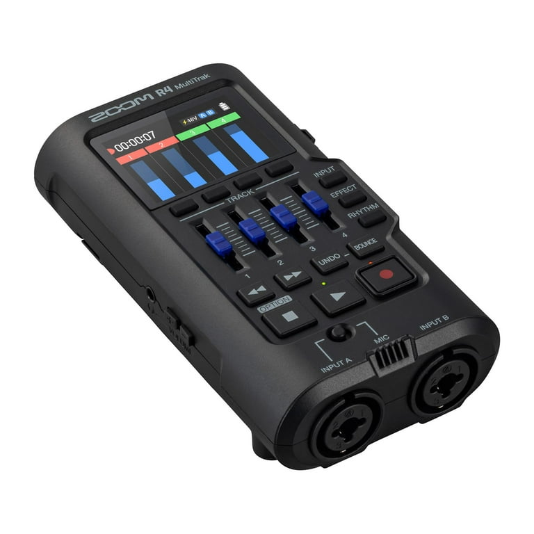 Zoom R4 MultiTrak 32-Bit Float Recorder with Stereo Bouncing Bundle With Zoom ZDM-1 Podcast Dynamic Microphone, ZHP-1 Headphones, TPS-4 Tripod, Zoom R4 MultiTrak 32-Bit Float Recorder with Stereo Bouncing Bundle With Zoom ZDM-1 Podcast Dynamic Microphone, ZHP-1 Headphones, TPS-4 Tripod,
