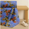 thumbnail image 4 of Soimoi Cotton Poplin Fabric Floral & Leaves Tropical Print Fabric by The Yard 56 Inch Wide, 4 of 7