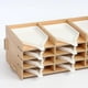 thumbnail image 5 of Bandejas organizadoras de accesorios, kits de suministros de arte, soporte de madera para manualidades. 12 bandejas, 5 of 8