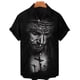 thumbnail image 3 of Camisetas gráficas de Jesucristo para hombres, ropa con estampado 3D, camisas hawaianas de playa, camisetas de manga corta Y2K, ropa vintage, blusa con solapa, 3 of 5