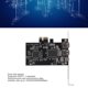 thumbnail image 4 of Tarjeta PCIe 1x A 1394, 800mbps PCIe Firewire Riser Riser Riser Diseño de Chips Dual de Alta Velocidad Enchufe y Juego para 1394a 4 Pines, 4 of 7