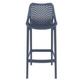 thumbnail image 5 of 41.25" Dark Gray Solid Outdoor Patio Bar Stool, 5 of 8