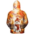 thumbnail image 2 of Happy Thanksgiving Persian Give Thanks Fall Beanie Scarf Welcome All Over Print 3D Hoodie Unisex Merch Hoodies Cat Lover Kitten Owner Gifts - 00020, 2 of 6